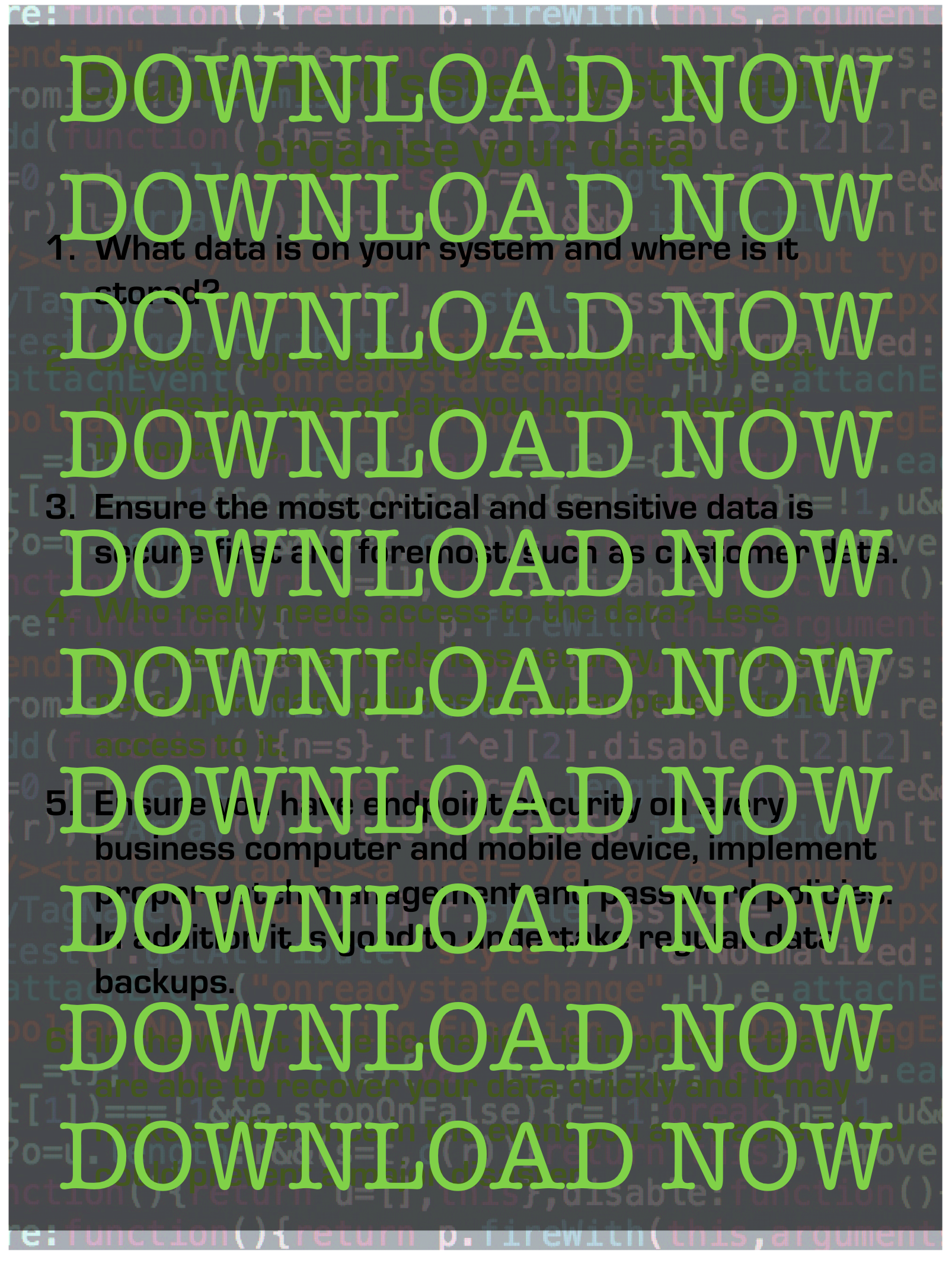 organise-your-data Organise Your Data Guide Download Image